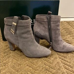 Lauren Ralph Lauren Women's Gray Ankle Boots